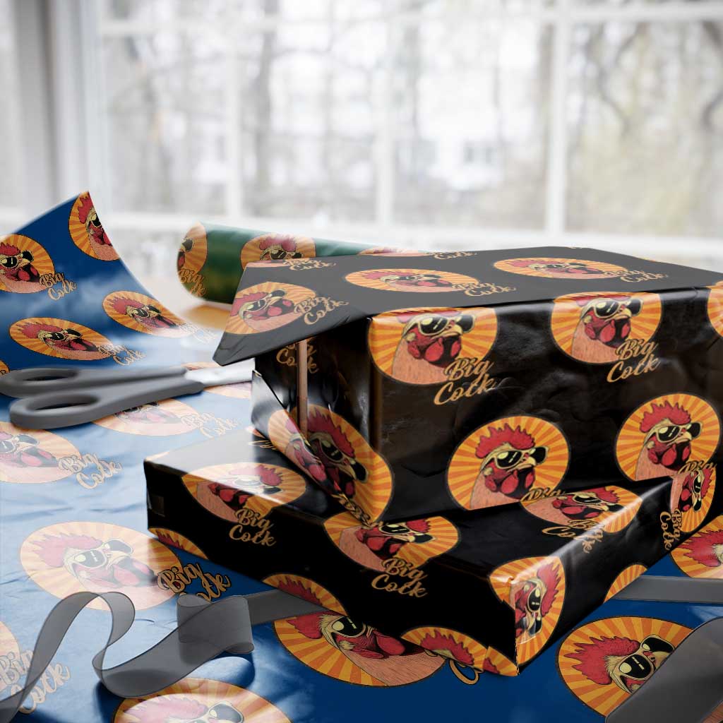 Funny Big Cock Chicken Wrapping Paper Roll Raunchy Inappropriate Adult Humor - Wonder Print Shop