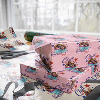 Funny Bigfoot 4th Of July Wrapping Paper Roll Chill The Fourth Out