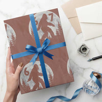 Funny Bigfoot 67 Night Stroll Moon Sasquatch Wrapping Paper Roll - Wonder Print Shop