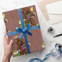 Funny Bigfoot Carnival Mardi Gras Party Wrapping Paper Roll