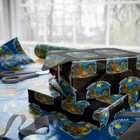 Funny Bigfoot Christmas Wrapping Paper Roll Sasquatch Alien Merry Cryptmas - Wonder Print Shop