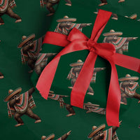Funny Bigfoot Dabbing Cinco De Mayo Fiesta Wrapping Paper Roll
