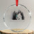 Funny Bigfoot Fishing Crystal Glass Ornament Bassquatch Sasquatch In The Forest Yeti - Wonder Print Shop