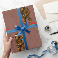 Funny Bigfoot Gamer Christmas Wrapping Paper Roll - Wonder Print Shop