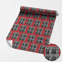Funny Bigfoot Photobooth Xmas Wrapping Paper Roll Sasquatch Santa Claus Xmas - Wonder Print Shop