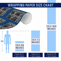 Funny Bigfoot Photobooth Xmas Wrapping Paper Roll Sasquatch Santa Claus Xmas - Wonder Print Shop