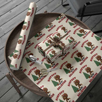 Funny Bigfoot Santa Believes Six Seven Meme Wrapping Paper Roll Trendy Gen Z Xmas Gift - Wonder Print Shop