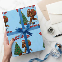 Funny Bigfoot Santa Believes Six Seven Meme Wrapping Paper Roll Trendy Gen Z Xmas Gift - Wonder Print Shop