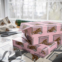 Funny Bigfoot Soccer Goalkeeper Wrapping Paper Roll Keepersquatch