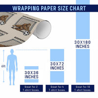 Funny Bigfoot Soccer Goalkeeper Wrapping Paper Roll Keepersquatch