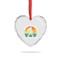 Funny Bigfoot Tennis Player Beer Lover Heart Crystal Glass Ornament That Is Why I Am Here - Wonder Print Shop