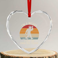 Funny Bigfoot Welding Gift Heart Crystal Glass Ornament I Can Do Amazing Things With A Welder