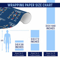Funny Bird Watching Wrapping Paper Roll How To Identify A Bird - Wonder Print Shop