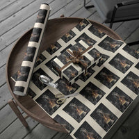 Funny Birthday Dinosaur Wrapping Paper Roll Prehistoric Party Celebration