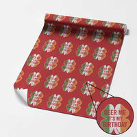 Funny Birthday St Patricks Day Wrapping Paper Roll Beer Me Its My Birthday Ireland Irish Shamrock