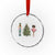 Funny Black Ballerina Nutcracker African American Xmas Crystal Glass Ornament - Wonder Print Shop