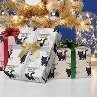 Funny Black Cat Bathroom Humor Wrapping Paper Roll Sometimes I Just Be Fartin