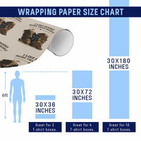 Funny Black Cat Bookworm Quote Wrapping Paper Roll I Like Books More Than People