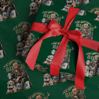Funny Black Cat Wrapping Paper Roll Bruh Retro Cat Meme Graphic