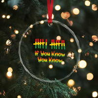 Funny Black History Six Seven Meme Crystal Glass Ornament If You Know You Know - Wonder Print Shop