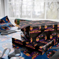 Funny Black Labrador Wrapping Paper Roll Dog Mom Retro Sunset Gift - Wonder Print Shop