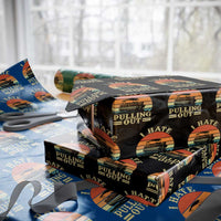 Funny Boating Boat Captain Wrapping Paper Roll I Hate Pulling Out Vintage Retro - Wonder Print Shop
