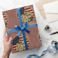 Funny Boston Tea Party Wrapping Paper Roll I Came To Spill Tea And Start A Revolution Retro Graphic