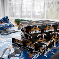 Funny Bowling Wrapping Paper Roll Hear The Ten Pin Laughing Bowler - Wonder Print Shop
