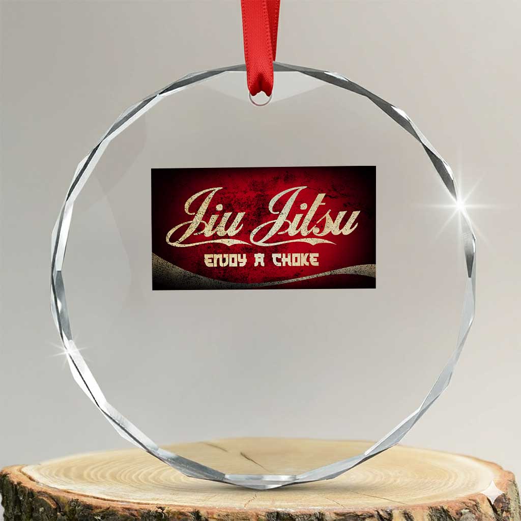 Funny Brazilian Jiu Jitsu Crystal Glass Ornament BJJ Tactical Hugging Choke Jiujitsu Martial Arts TS10