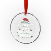 Funny British Christmas Crystal Glass Ornament This Is My Christmas Jumper - Wonder Print Shop
