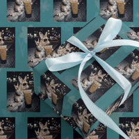Funny Bunny Drinking Diet Coke Wrapping Paper Roll Vintage 90s Graphic Meme