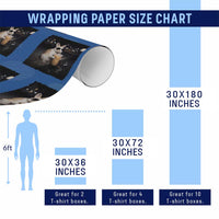 Funny Bunny Drinking Iced Coffee Wrapping Paper Roll Animal Meme Viral Internet