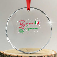 Funny Buon Anno Itlalian New Year Crystal Glass Ornament - Wonder Print Shop