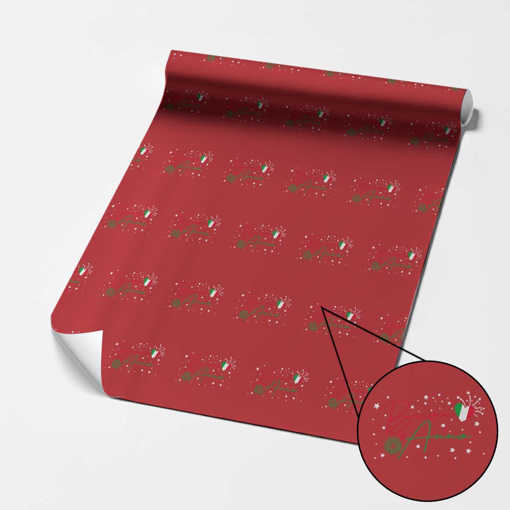 Funny Buon Anno Itlalian New Year Wrapping Paper Roll - Wonder Print Shop