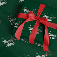 Funny Buon Anno Itlalian New Year Wrapping Paper Roll Italy Heart - Wonder Print Shop