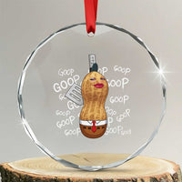 Funny Burnt Peanut Bungulator Crystal Glass Ornament Mhmmm Goop Goop