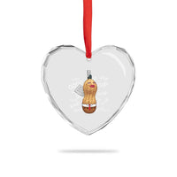Funny Burnt Peanut Bungulator Heart Crystal Glass Ornament Mhmmm Goop Goop