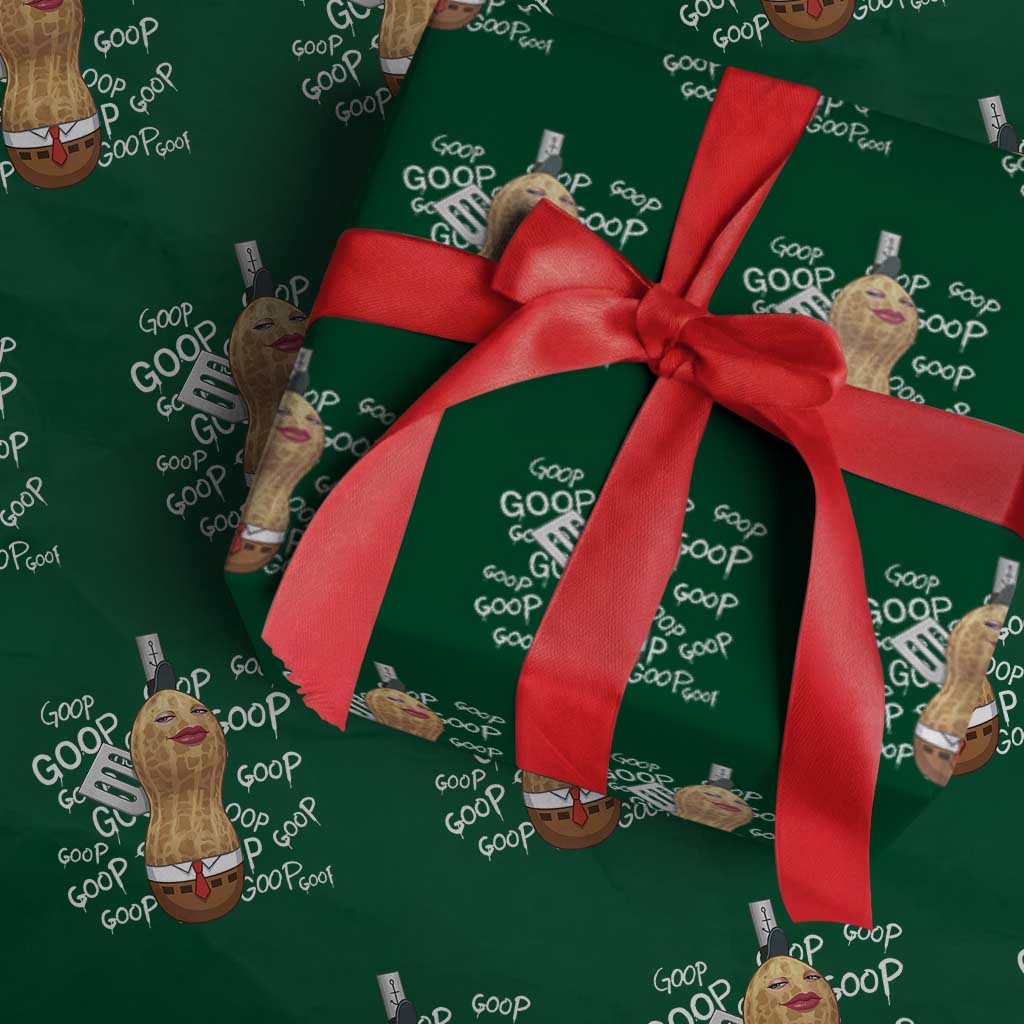 Funny Burnt Peanut Bungulator Wrapping Paper Roll Mhmmm Goop Goop