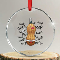 Funny Burnt Peanut Crystal Glass Ornament Goop Bungulato Homage