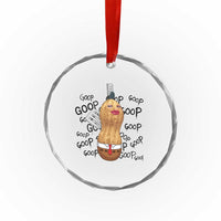 Funny Burnt Peanut Crystal Glass Ornament Goop Bungulato Homage