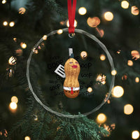 Funny Burnt Peanut Crystal Glass Ornament Goop Bungulato Homage