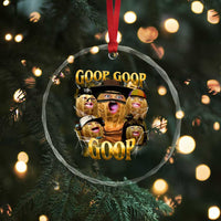 Funny Burnt Peanut Goop Crystal Glass Ornament Bungulato 90s Bootleg - Wonder Print Shop
