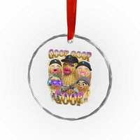 Funny Burnt Peanut Goop Crystal Glass Ornament Bungulato 90s Bootleg Meme Trendy