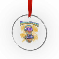 Funny Burnt Peanut Goop Crystal Glass Ornament DJ Music Meme