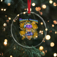 Funny Burnt Peanut Goop Crystal Glass Ornament DJ Music Meme