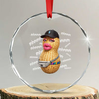 Funny Burnt Peanut Goop Crystal Glass Ornament Mhmmm Goop Bungulato