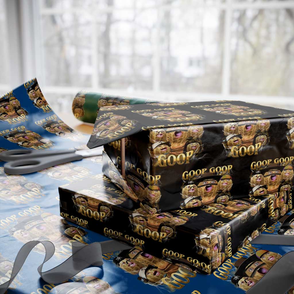 Funny Burnt Peanut Goop Wrapping Paper Roll Bungulato 90s Bootleg - Wonder Print Shop