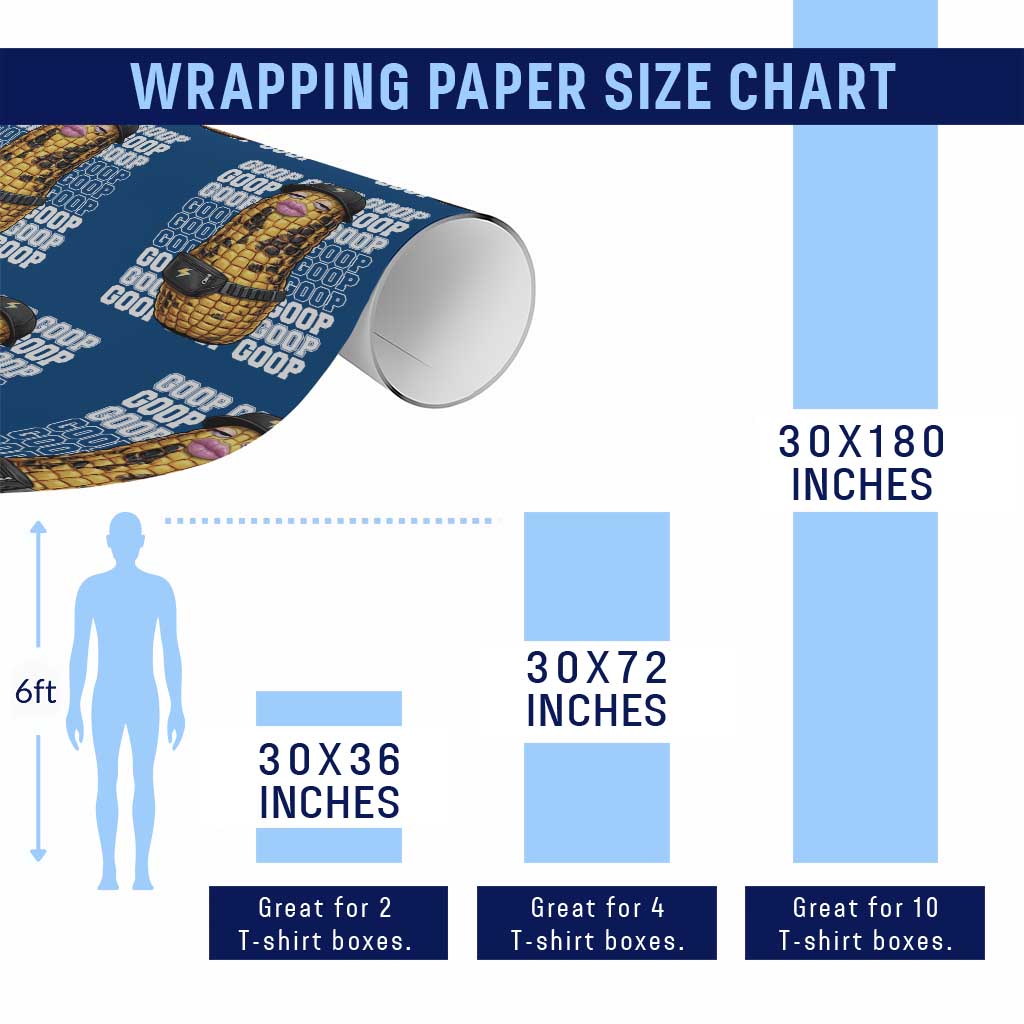 Funny Burnt Peanut Goop Wrapping Paper Roll Burnt Corn Meme Viral Humor
