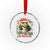 Funny Cajun Louisiana Christmas Santa's Alligator Crystal Glass Ornament - Wonder Print Shop