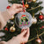 Funny Cajun Louisiana Christmas Santa's Alligator Crystal Glass Ornament - Wonder Print Shop